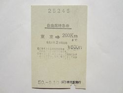 東京駅特急券２４５