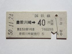 備前川崎駅４０円