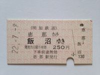 飯沼駅２５０円
