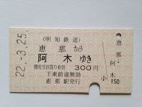 阿木駅３００円　２２年 (2)