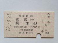阿木駅３００円　２２年 (2)